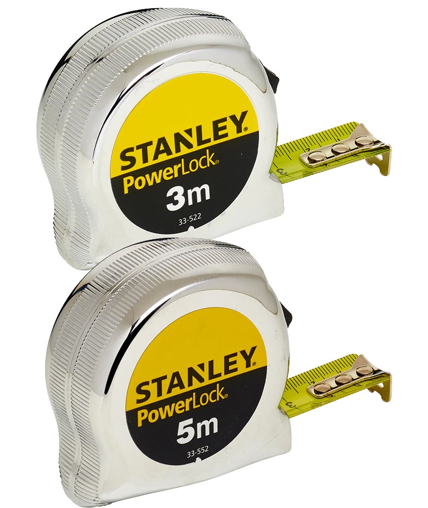 STANLEY - Mètre ruban Powerlock - L. 5 m - l. 19 mm