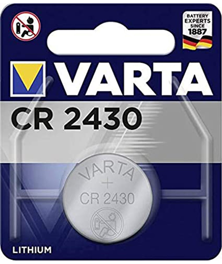Pile bouton VARTA CR2430 6430