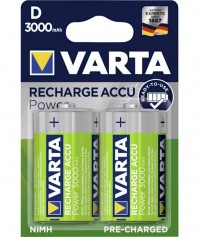 Piles D rechargeables VARTA HR20 56720